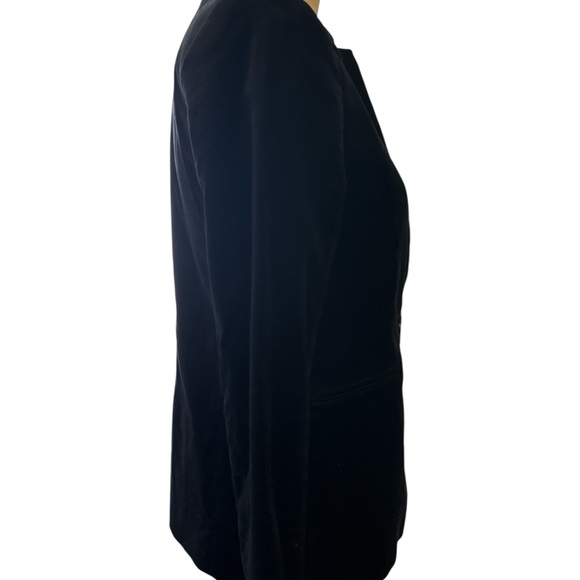 Banana Republic Jacket Blue Womens Sz 6 Blazer Coat One Button Front Lined - Picture 3 of 4